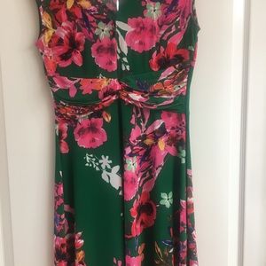 Beautiful Green Floral Dress